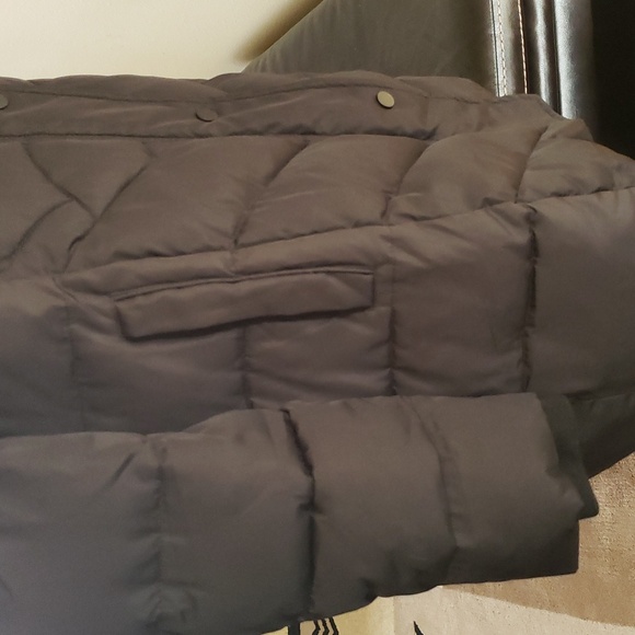 NWT BINACL Winter Parka Puffer Faux Fur Hooded Coat Jacket Warm Black Small - Picture 8 of 16